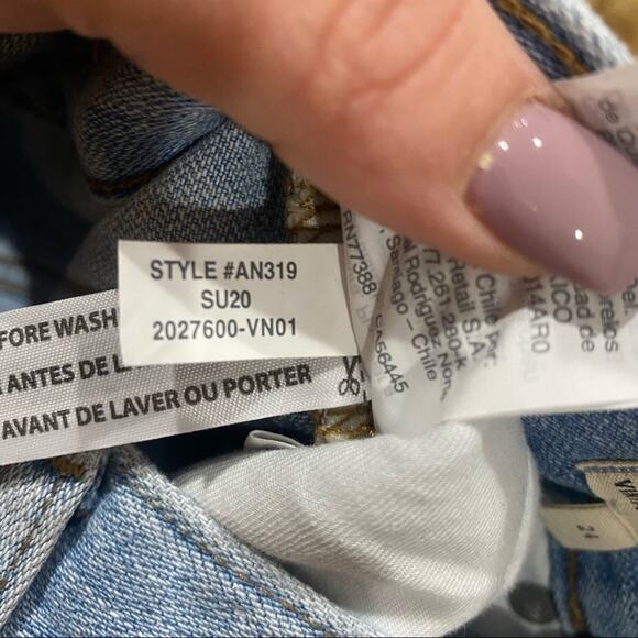 Madewell | The Perfect Vintage Jean in Duncannon Wash: Ripped Edition Size 24 - Picture 11 of 13